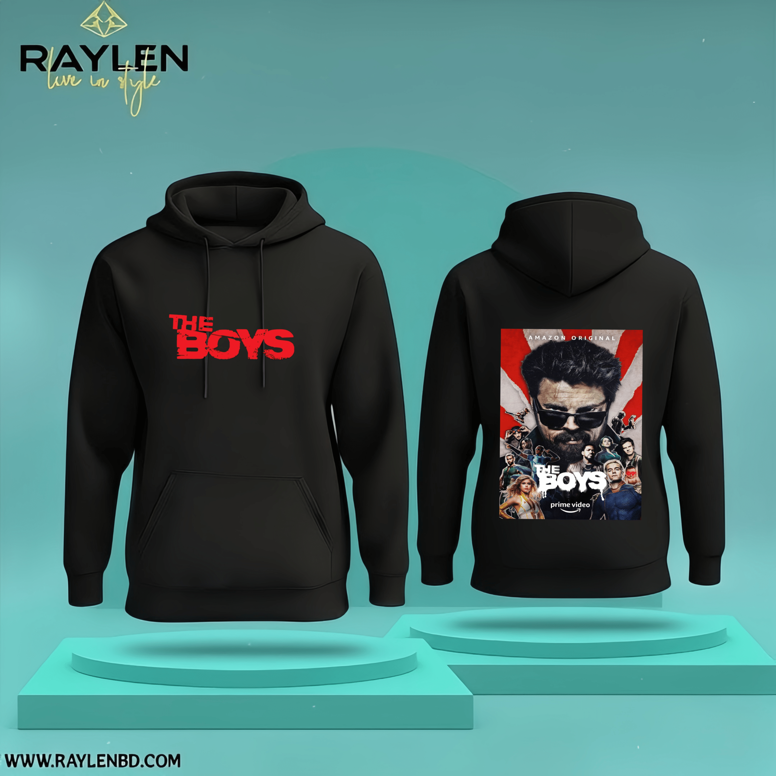 The Boys – Black Premium Hoodie - Image 3